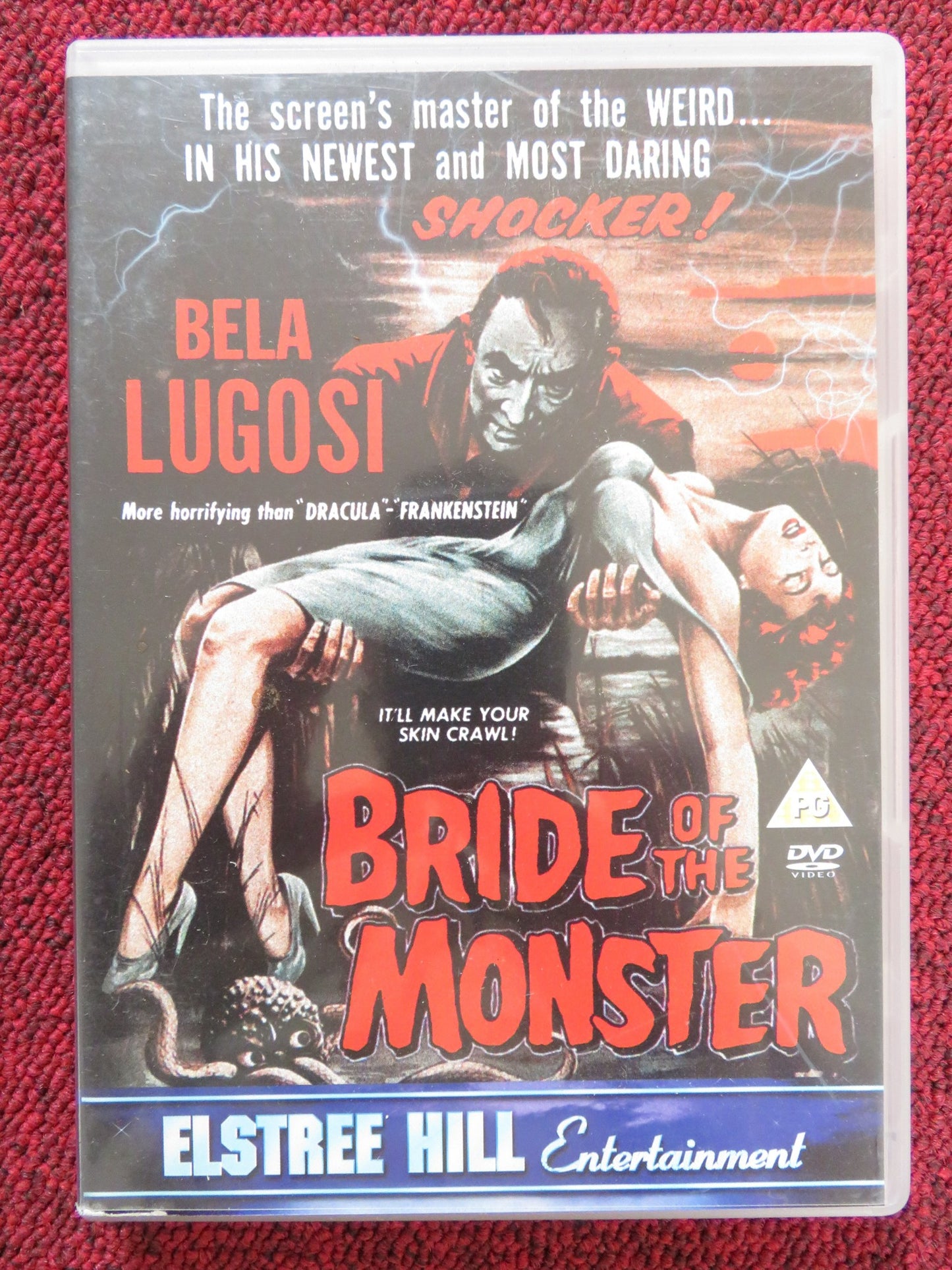 BRIDE OF THE MONSTER (DVD) BELA LUGOSI TOR JOHNSON 1955 REGION 2