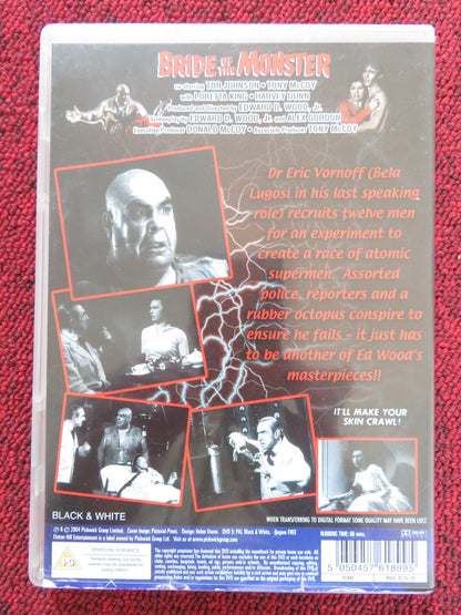 BRIDE OF THE MONSTER (DVD) BELA LUGOSI TOR JOHNSON 1955 REGION 2