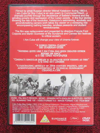 I AM CUBA  (DVD) SERGIO CORRIERI  SALVADOR WOOD 1964 REGION 2