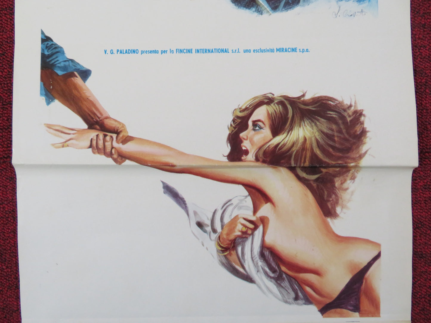 IL TORCINASO ITALIAN LOCANDINA POSTER GEORGE ARDISSON DAGMAR LASSANDER 1975