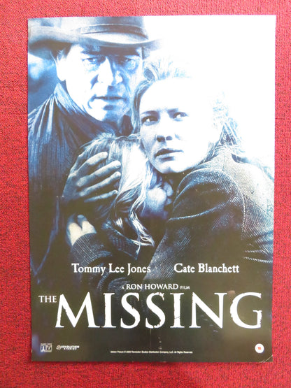 THE MISSING VHS VIDEO POSTER TOMMY LEE JONES CATE BLANCHETT 2003