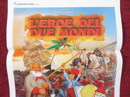 L'EROE DEI DUE MONDI ITALIAN LOCANDINA POSTER GIANNI MUSY SIONE CRISARI 1994