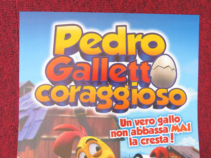 HUEVOS: LITTLE ROOSTER'S EGG-CELLENT ADVENTURE ITALIAN LOCANDINA POSTER 2015