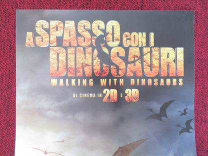 WALKING WITH DINOSAURS 3D ITALIAN LOCANDINA POSTER CHARLIE ROWE KARL URBAN 2013