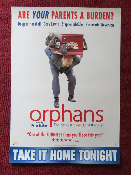 ORPHANS VHS VIDEO POSTER DOUGLAS HENSHALL GARY LEWIS 1998