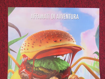 CLOUDY WITH A CHANCE OF MEATBALLS 2 ITALIAN LOCANDINA POSTER JAMES CAAN 2013