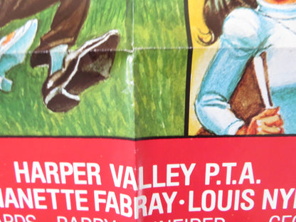 HARPER VALLEY P.T.A. FOLDED US ONE SHEET POSTER BARBARA EDEN RONNY COX 1978