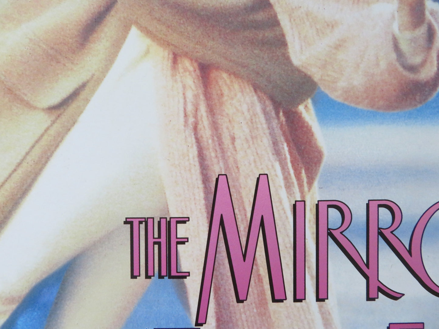 THE MIRROR HAS TWO FACES VHS VIDEO POSTER BARBRA STREISAND JEFF BRIDGES 1996