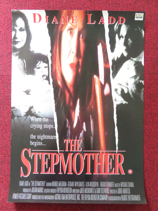 THE STEPMOTHER VHS VIDEO POSTER DIANE LADD WENDEL MELDRUM 1994