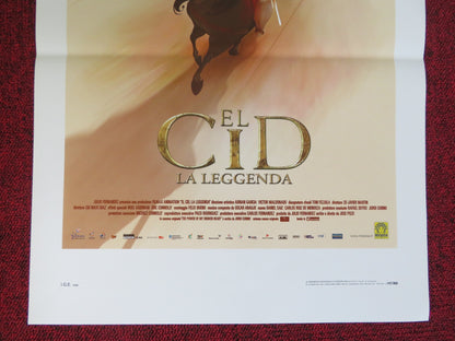 EL CID: THE LEGEND ITALIAN LOCANDINA POSTER MANEL FUENTES NATALIA VERBEKE 2003