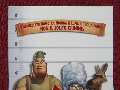 HOODWINKED! ITALIAN LOCANDINA POSTER ANNE HATHAWAY GLENN CLOSE 2005