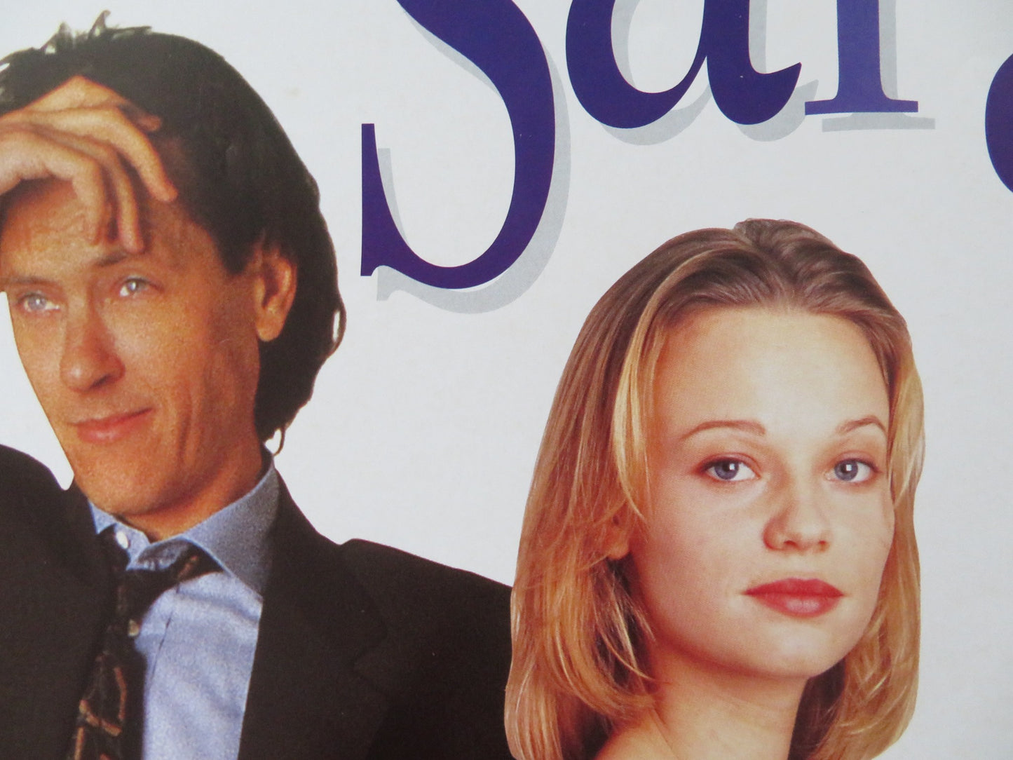 JACK & SARAH VHS VIDEO POSTER RICHARD E. GRANT SAMANTHA MATHIS 1995