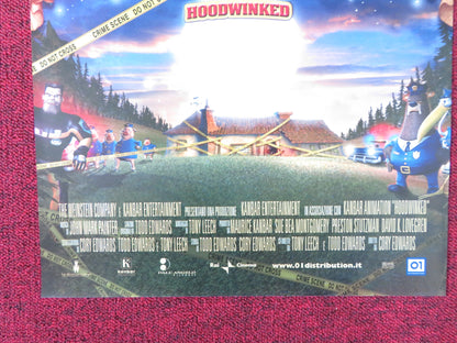 HOODWINKED! ITALIAN LOCANDINA POSTER ANNE HATHAWAY GLENN CLOSE 2005