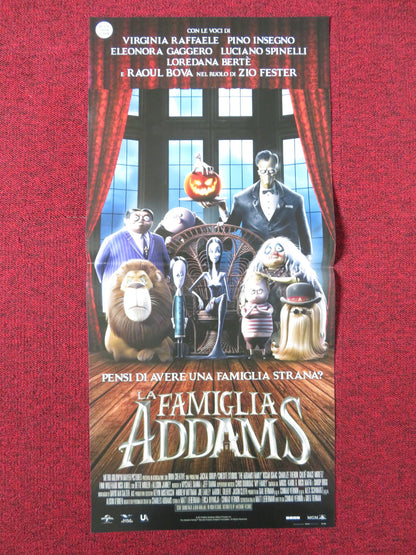 THE ADDAMS FAMILY ITALIAN LOCANDINA POSTER OSCAR ISAAC CHARLIZE THERON 2019