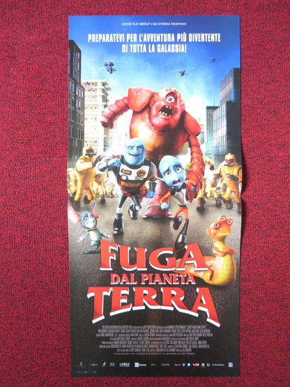 ESCAPE FROM PLANET EARTH ITALIAN LOCANDINA POSTER BRENDAN FRASER 2012