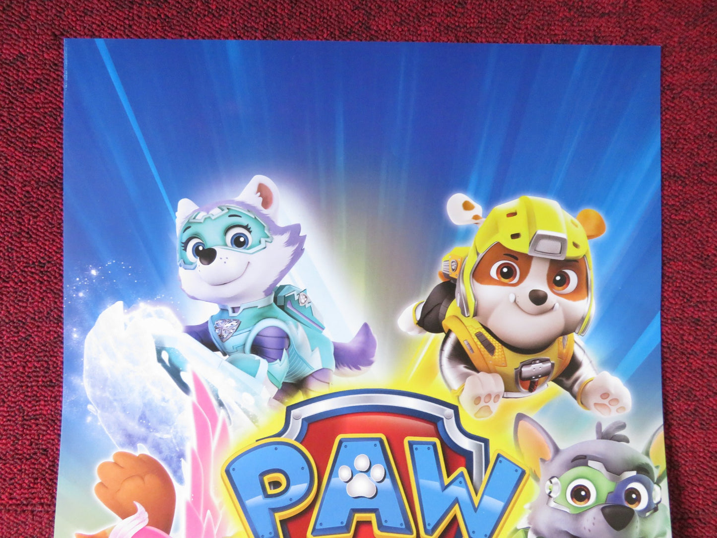 PAW PATROL: READY, RACE, RESCUE! ITALIAN LOCANDINA POSTER JULIUS CHO 2019