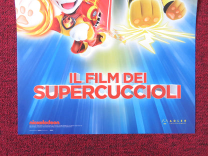 PAW PATROL: READY, RACE, RESCUE! ITALIAN LOCANDINA POSTER JULIUS CHO 2019