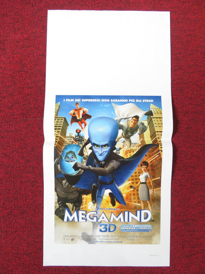 MEGAMIND ITALIAN LOCANDINA POSTER WILL FERRELL BRAD PITT 2010