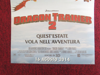 HOW TO TRAIN YOUR DRAGON 2 ITALIAN LOCANDINA POSTER JAY BARUCHEL 2014