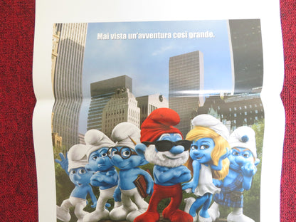 THE SMURFS ITALIAN LOCANDINA POSTER HANK AZARIA NEIL PATRICK HARRIS 2011