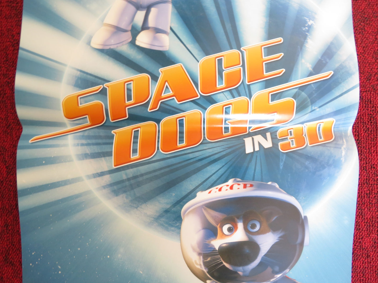 SPACE DOGS IN 3D ITALIAN LOCANDINA POSTER ANNA BOLSHOVA ELENA YAKOVLEVA 2010