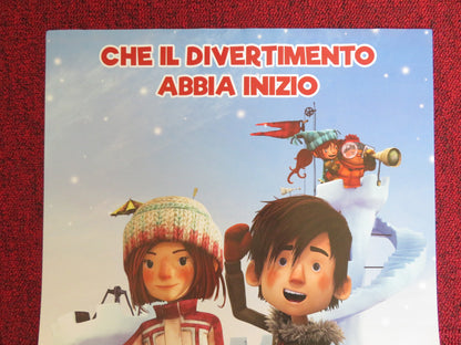 SNOWTIME! ITALIAN LOCANDINA POSTER ANGEL GALUPPO LUCINDA DAVIS 2015