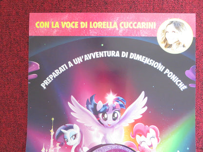 MY LITTLE PONY: THE MOVIE ITALIAN LOCANDINA POSTER EMILY BLUNT UZO ADUBA 2017