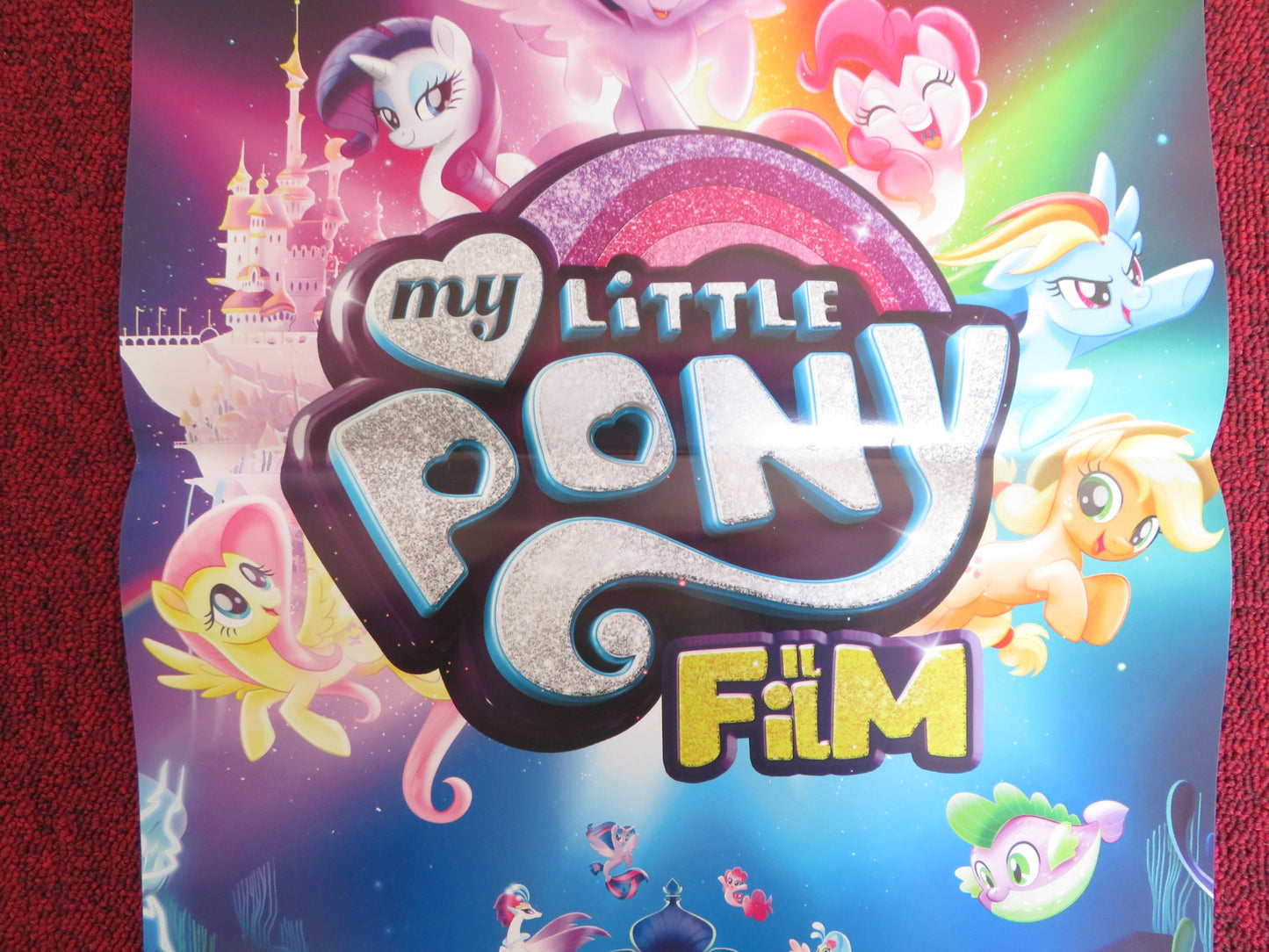 MY LITTLE PONY: THE MOVIE ITALIAN LOCANDINA POSTER EMILY BLUNT UZO ADUBA 2017