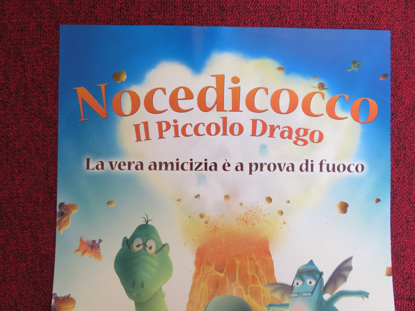 NOCEDICOCCO IL PICCOLO DRAGO ITALIAN LOCANDINA POSTER SARAH ALLES 2014