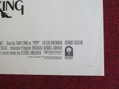 THE NEW ADVENTURES OF PIPPI LONGSTOCKING FOLDED US ONE SHEET POSTER 1988