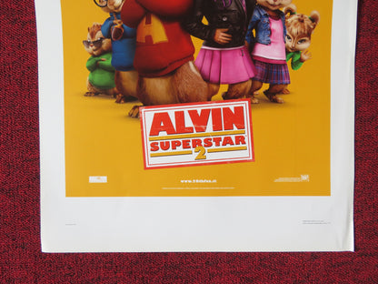 ALVIN AND THE CHIPMUNKS: THE SQUEAKQUEL ITALIAN LOCANDINA POSTER JASON LEE 2009