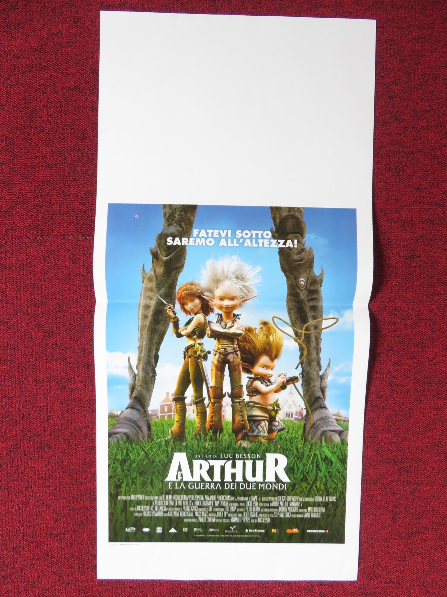 ARTHUR 3: THE WAR OF THE TWO WORLDS ITALIAN LOCANDINA POSTER MIA FARROW 2010