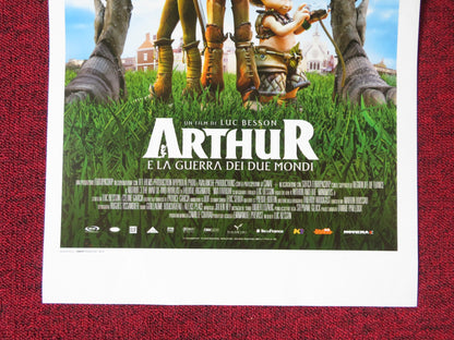 ARTHUR 3: THE WAR OF THE TWO WORLDS ITALIAN LOCANDINA POSTER MIA FARROW 2010