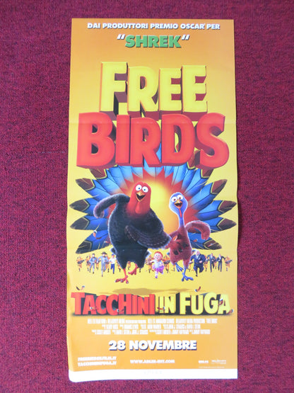 FREE BIRDS ITALIAN LOCANDINA POSTER OWEN WILSON WOODY HARRELSON 2013