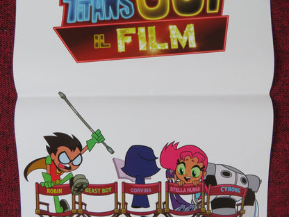 TEEN TITANS GO! TO THE MOVIES ITALIAN LOCANDINA POSTER GREG CIPES 2018