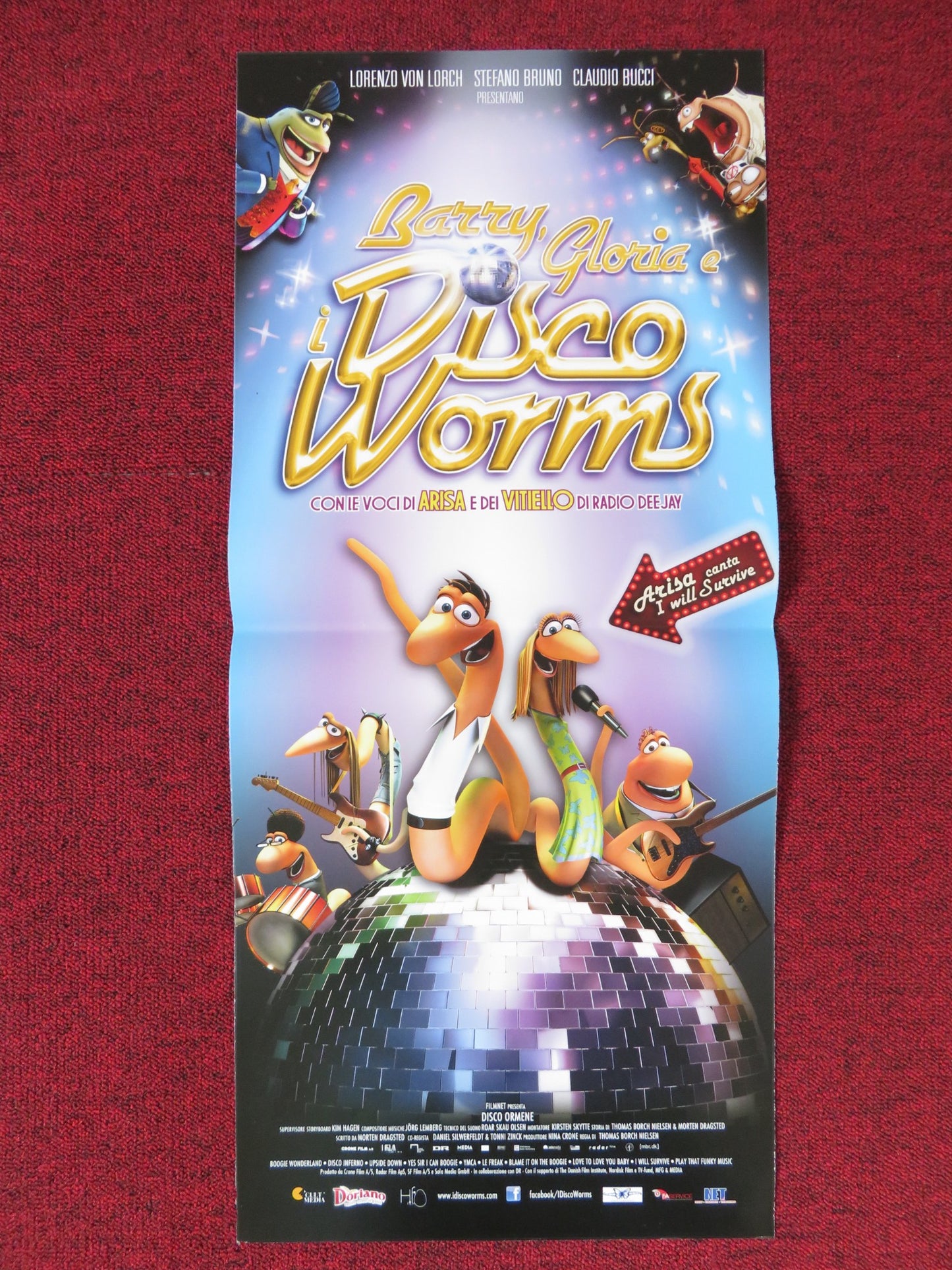 SUNSHINE BARRY AND THE DISCO WORMS ITALIAN LOCANDINA POSTER PETER FRODIN 2008