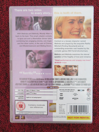 MELINDA AND MELINDA (DVD) CHLOE SEVIGNY WILL FERRELL 2004 REGION 2