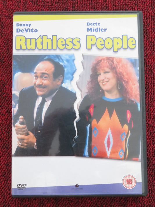 RUTHLESS PEOPLE (DVD) DANNY DEVITO JUDGE REINHOLD 1986  REGION 2