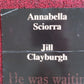 WHISPERS IN THE DARK VHS VIDEO POSTER JILL CLAYBURGH JOHN LEGUIZAMO 1992