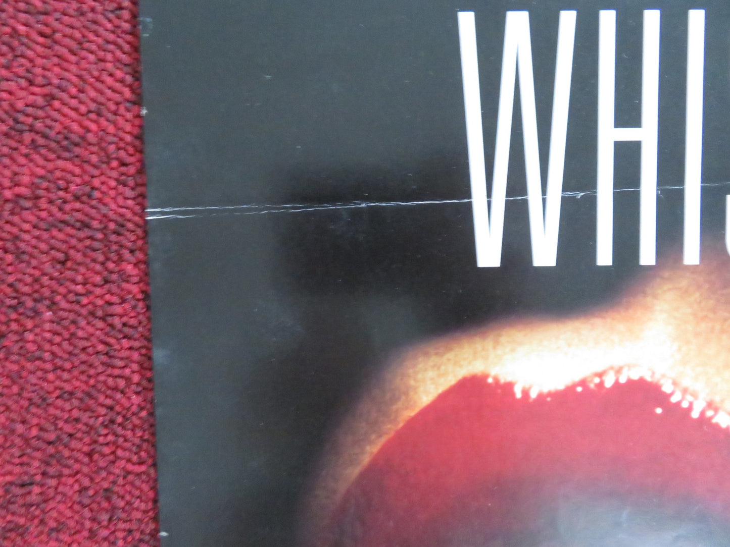 WHISPERS IN THE DARK VHS VIDEO POSTER JILL CLAYBURGH JOHN LEGUIZAMO 1992