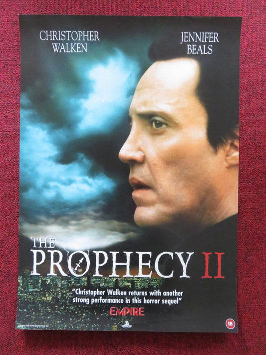 THE PROPHECY II: ASHTOWN VHS VIDEO POSTER CHRISTOPHER WALKEN JENNIFER BEALS 1998
