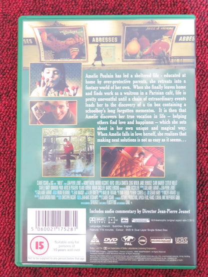 AMELIE (DVD) AUDREY TAUTOU  MATHIEU KASSOVITZ 2001 REGION 2