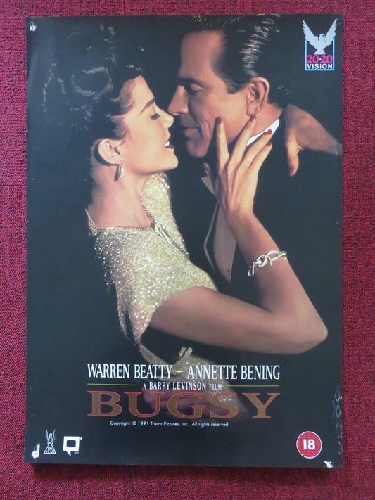 BUGSY VHS VIDEO POSTER WARREN BEATTY ANNETTE BENING 1991