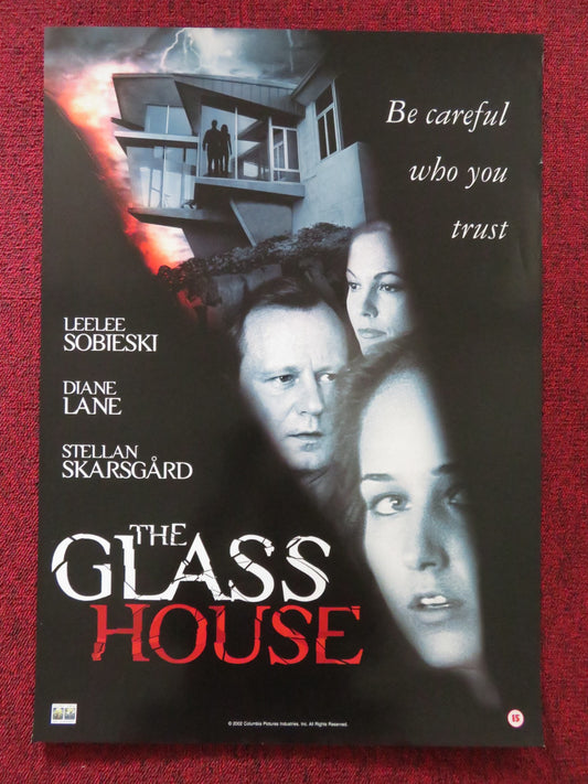 THE GLASS HOUSE VHS VIDEO POSTER DIANE LANE LEELEE SOBIESKI 2001