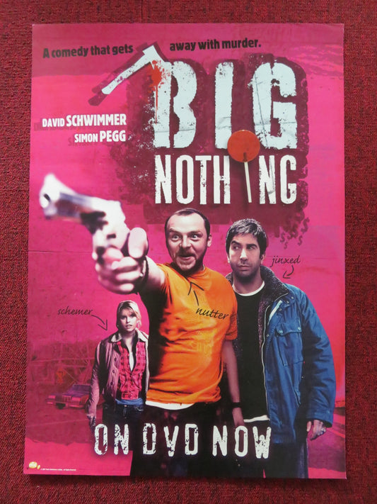 BIG NOTHING DVD POSTER SIMON PEGG DAVID SCHWIMMER 2006