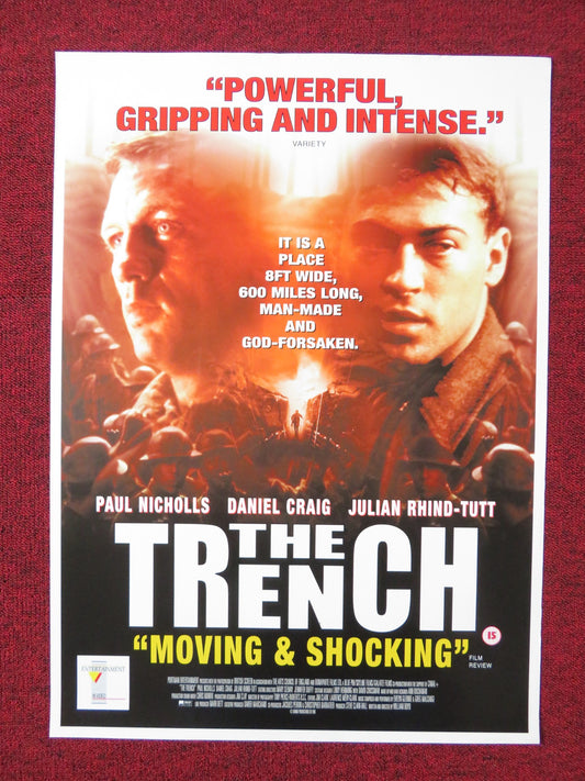 THE TRENCH VHS POSTER ROLLED DANIEL CRAIG PAUL NICHOLLS 1999