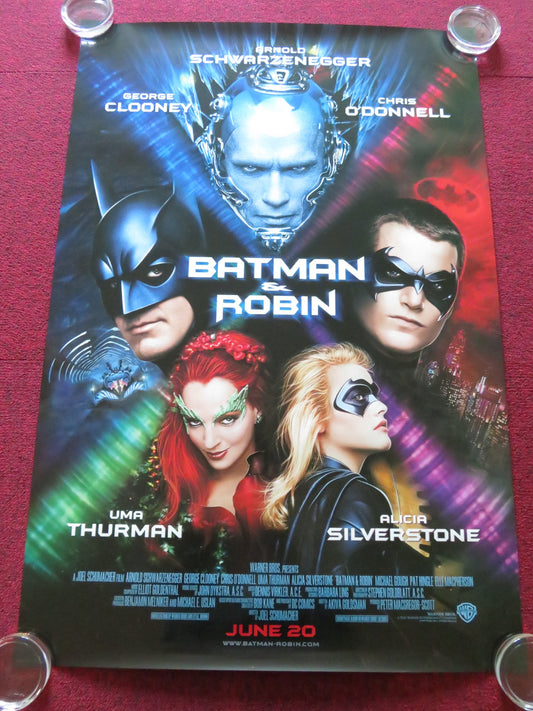 BATMAN & ROBIN - B US ONE SHEET ROLLED POSTER ARNOLD SCHWARZENEGGER 1997