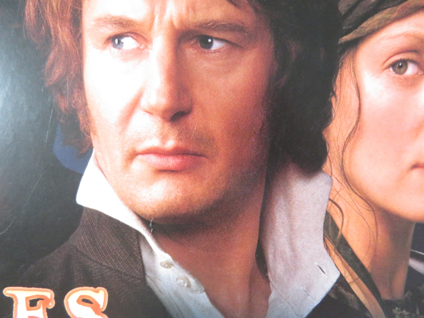 LES MISERABLES VHS POSTER ROLLED LIAM NEESON UMA THURMAN 1998