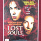 LOST SOULS VHS POSTER ROLLED WINONA RYDER BEN CHAPLIN 2000