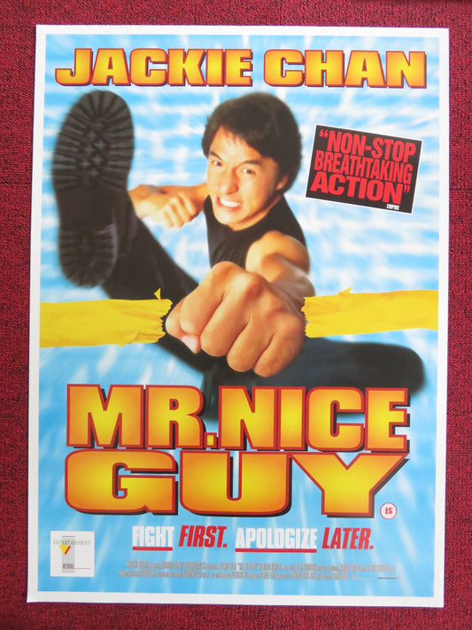 MR. NICE GUY VHS POSTER ROLLED JACKIE CHAN RICHARD NORTON 1997